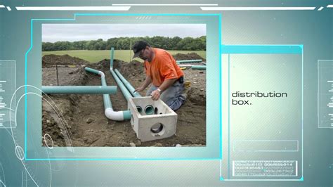 pitch from septic tank to distribution box|septic system d box.